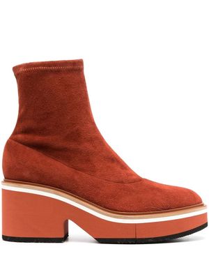 Clergerie Alba 70mm ankle boots - Red