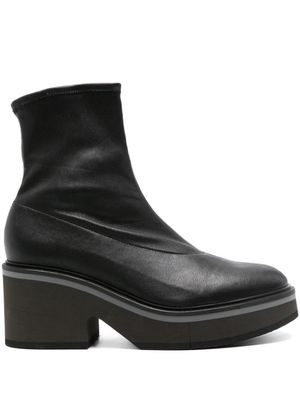 Clergerie Albana 75mm leather ankle boots - Black