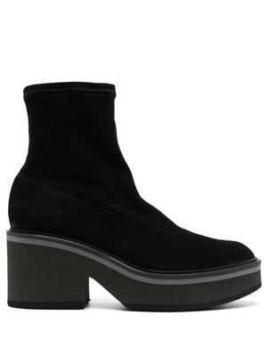 Clergerie Albane suede ankle boots - Black