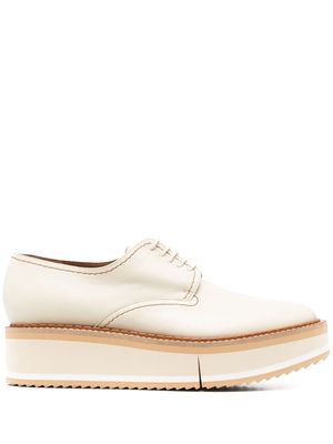 Clergerie Brook leather oxford shoes - Neutrals