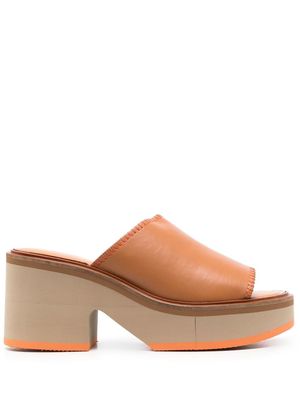 Clergerie Cessy 80mm heeled sandals - Brown