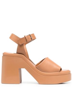 Clergerie Nelio leather sandals - Brown