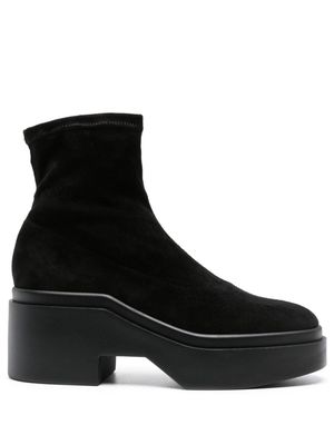 Clergerie Nelle 75mm suede ankle boots - Black