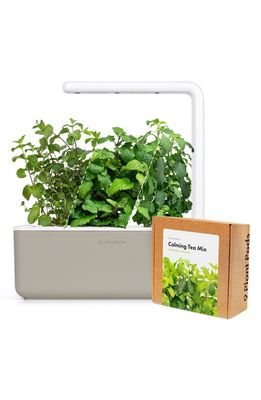 Click & Grow Smart Garden 3 Small Herbal Tea Kit in Beige