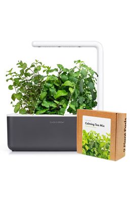 Click & Grow Smart Garden 3 Small Herbal Tea Kit in Grey