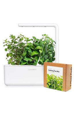 Click & Grow Smart Garden 3 Small Herbal Tea Kit in White