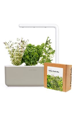 Click & Grow Smart Garden 3 Small Italian Herb Kit in Beige
