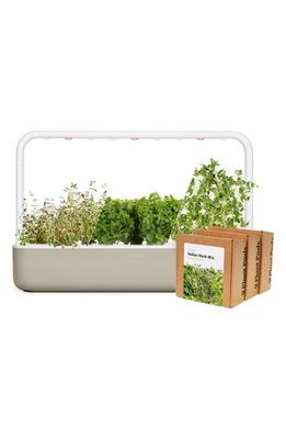 Click & Grow Smart Garden 9 Big Italian Herb Kit in Beige