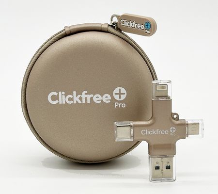 Clickfree Pro 128GB Photo & Video Storage Device w/ Case