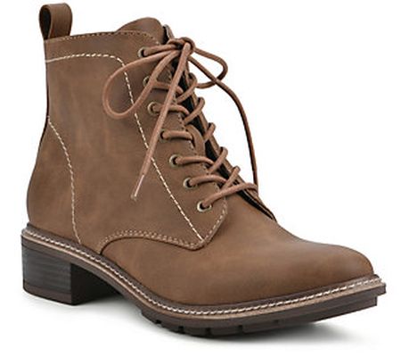 Cliffs by White Mountain Lace-up Booties - Elig ible