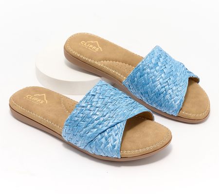 Cliffs by White Mountain Slip-On Slide Sandals -Flawless