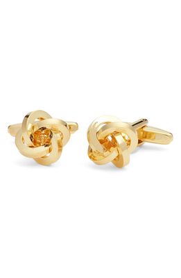 CLIFTON WILSON Knot Cuff Links in Gold
