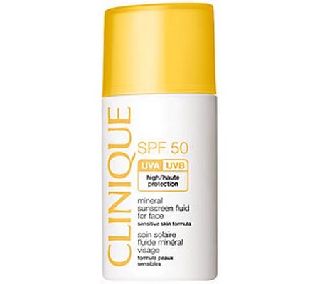 Clinique SPF 50 Mineral Sunscreen Fluid for Fac e, 1 fl oz