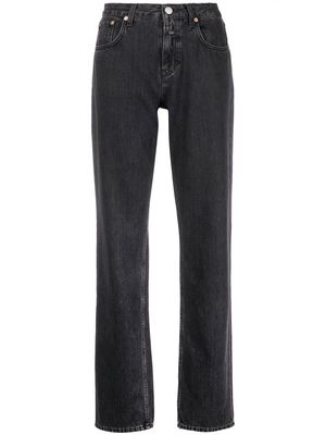 Closed Briston high-waisted straight-leg jeans - Grey