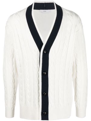 Closed College cable-knit cardigan - White