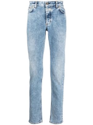 CLOSED faded straight-leg jeans - Blue