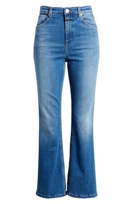 Closed Hi-Sun High Waist Ankle Flare Jeans in Mid Blue