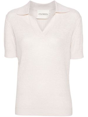 Closed knitted polo shirt - Neutrals