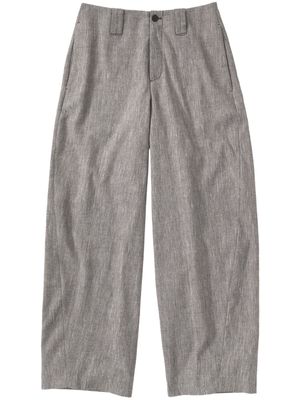 Closed Linby low-rise wide-leg trousers - Grey
