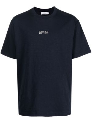 Closed logo-embroidered T-shirt - Blue