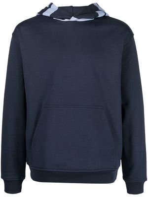 Closed logo-print cotton hoodie - Blue
