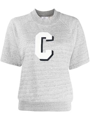 Closed logo-print organic-cotton T-shirt - Grey