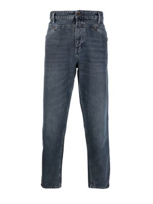 Closed low-rise straight-leg jeans - Blue