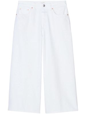 Closed Lyna mid-rise wide-leg jeans - White