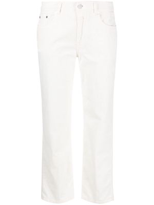 Closed Milo corduroy cropped trousers - White