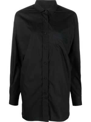 Closed Mira long-sleeve organic cotton shirt - Black