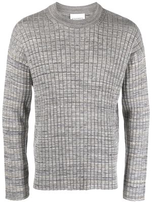 Closed moulinÃ© ribbed-knit jumper - Grey