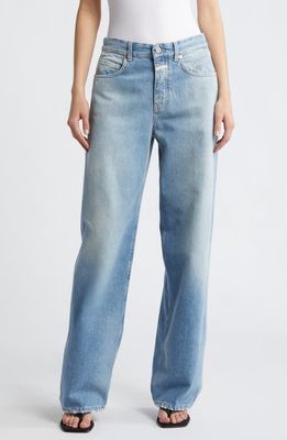 Closed Nikka Wide Leg Jeans in Mid Blue