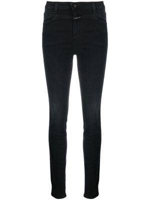 Closed panelled-design organic cotton jeans - Black