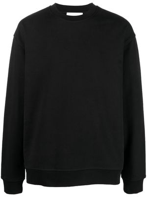 Closed photograph-print organic cotton sweatshirt - Black