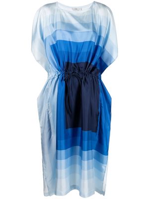 Closed printed kaftan dress - Blue