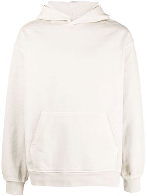 Closed pullover hooded sweatshirt - Neutrals