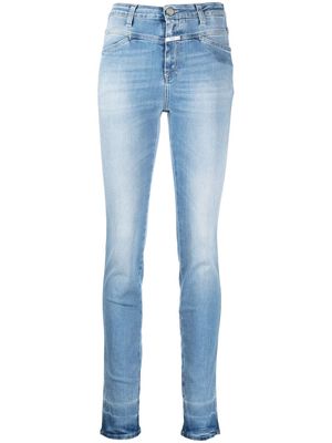 Closed Pusher high-waist skinny jeans - Blue