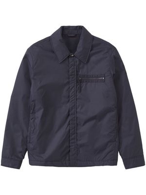 Closed quilted ripstop overshirt - Blue