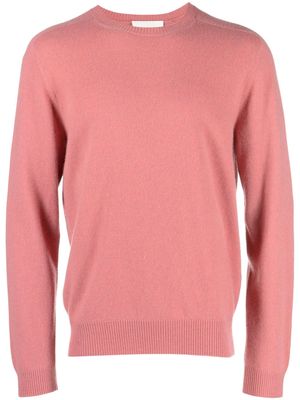 Closed raglan cashmere jumper - Pink