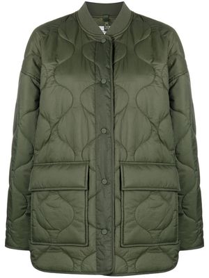 Closed recycled-nylon quilted jacket - Green