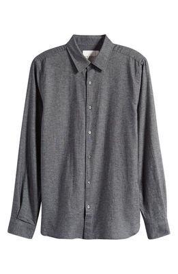 Closed Regular Fit Button-Up Shirt in Dark Grey Melange