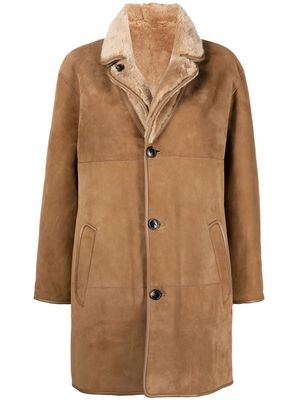 Closed reversible shearling coat - Brown