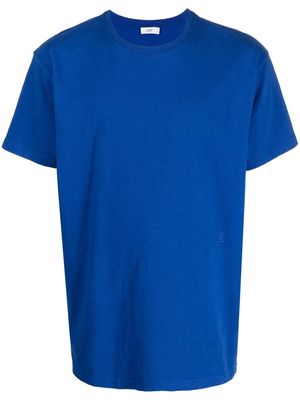 Closed round-neck organic-cotton T-shirt - Blue