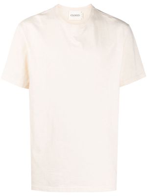 Closed round-neck organic cotton T-shirt - Neutrals