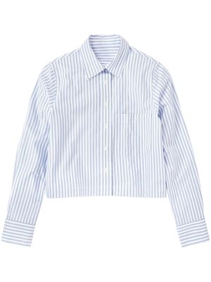Closed striped organic-cotton shirt - Blue