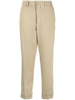 Closed tailored high-waisted trousers - Neutrals