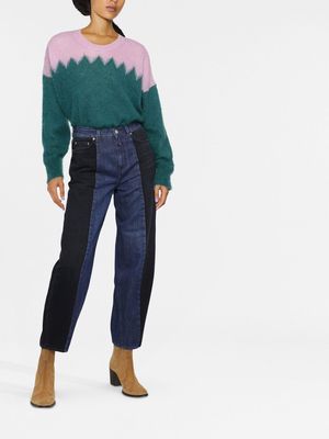 Closed two-tone straight-leg jeans - Blue