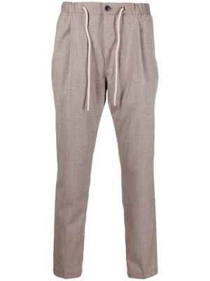 Closed virgin wool tapered trousers - Neutrals