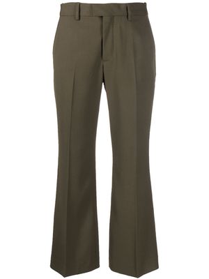 Closed Wharton low-rise flared trousers - Green