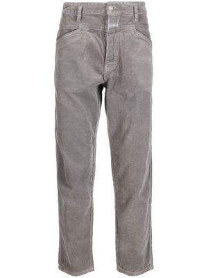 Closed X-Lent corduroy cropped trousers - Grey